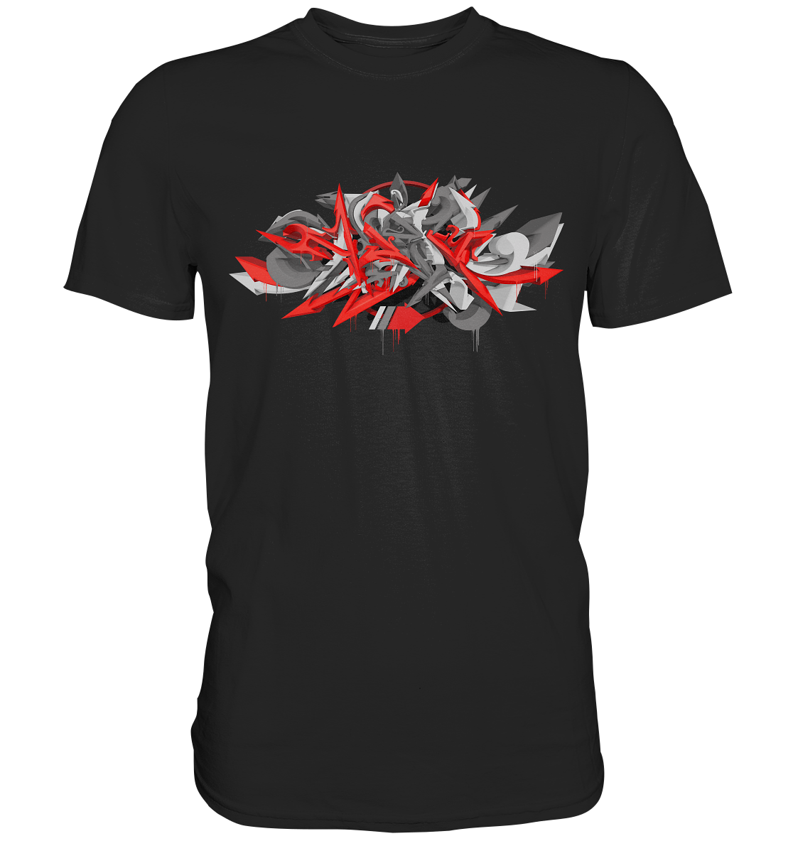 Turbo Graffiti Red Style - Premium Shirt