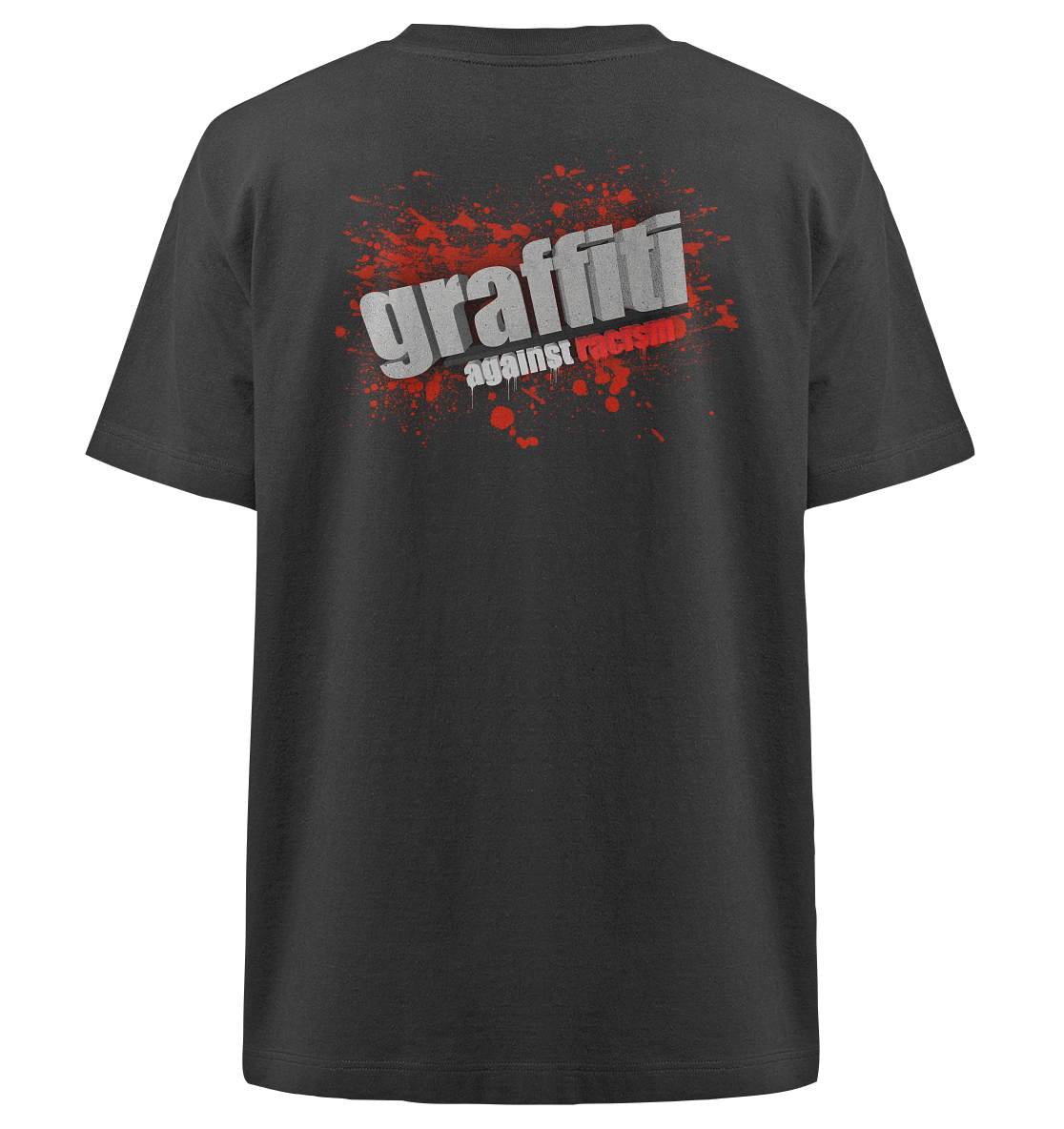 Graffiti Against Racism - Heavy Oversized Organic Shirt