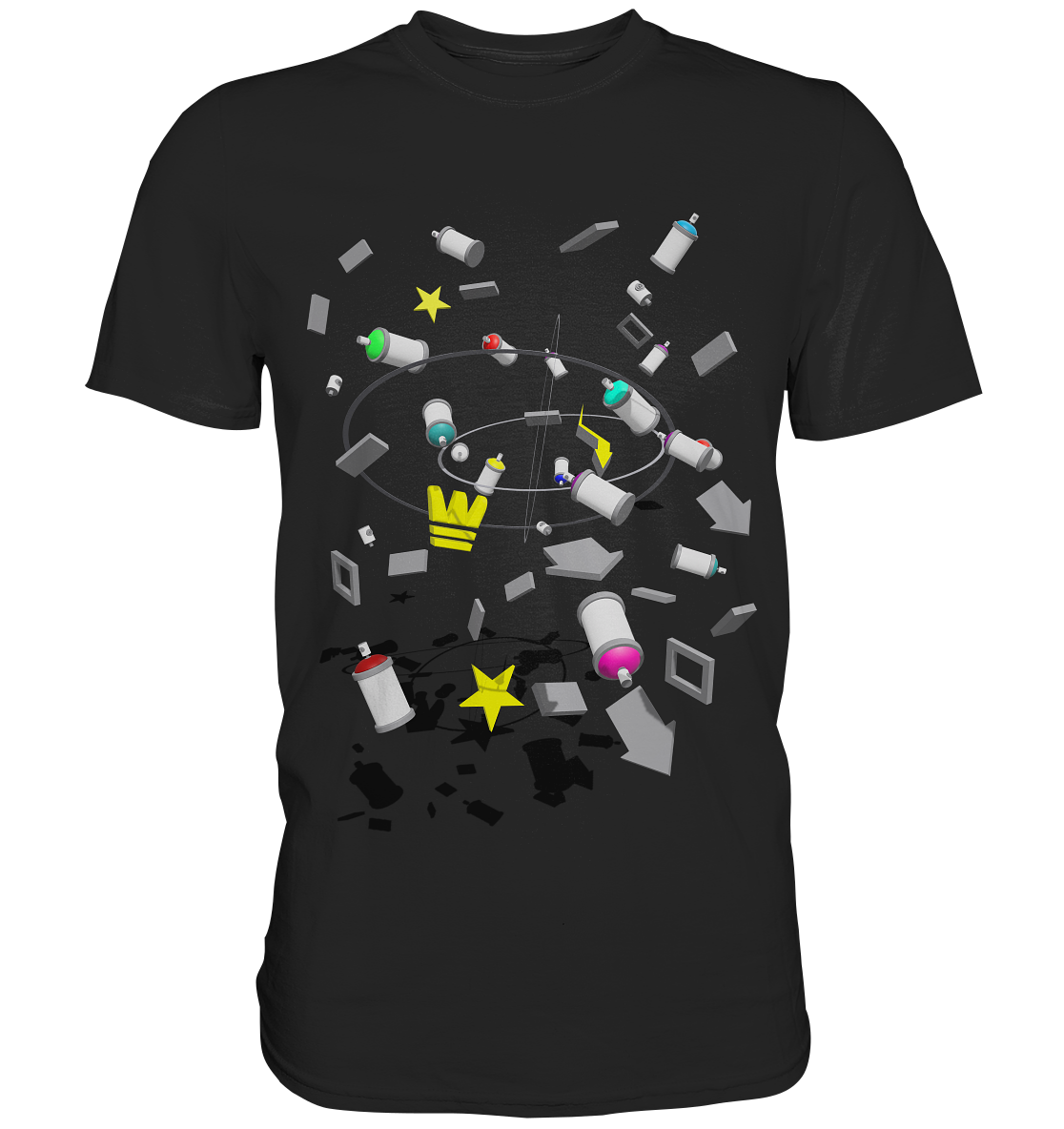 Spray Chaos Art - Premium Shirt
