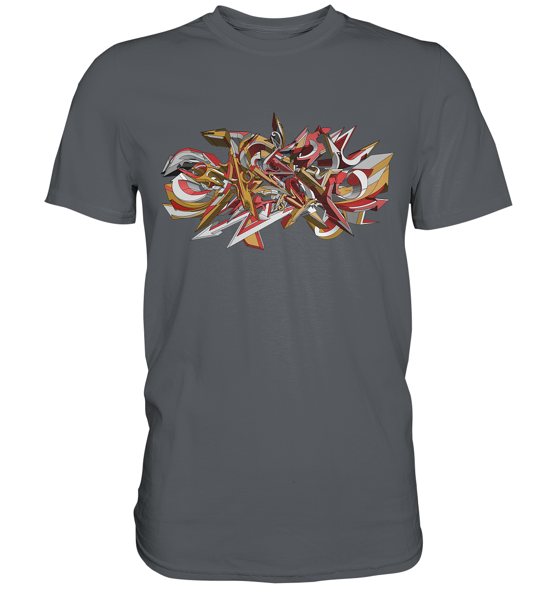 Cyber Graffiti Art - Premium Shirt