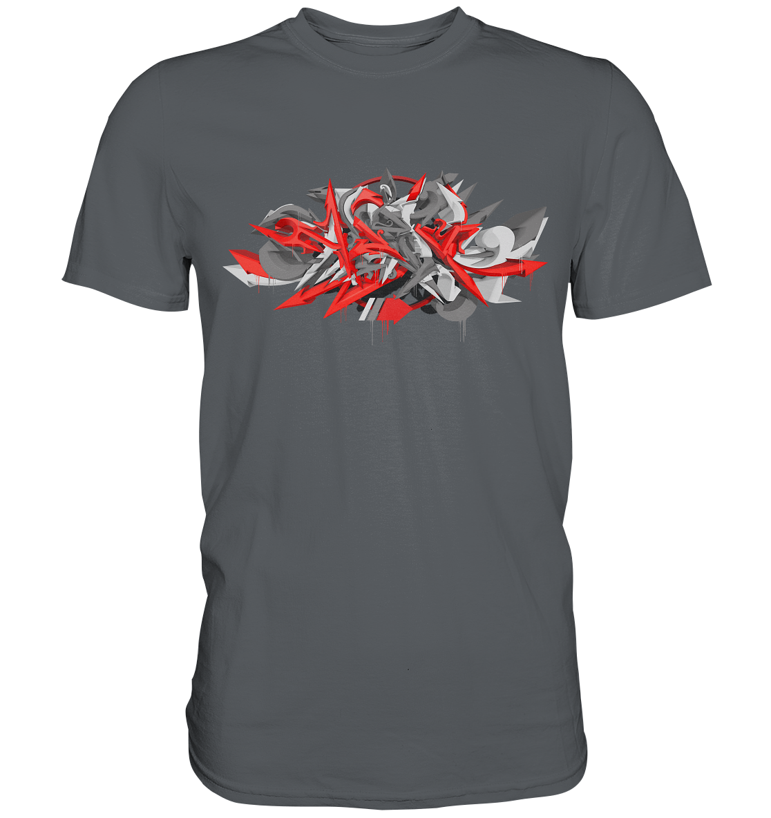 Turbo Graffiti Red Style - Premium Shirt