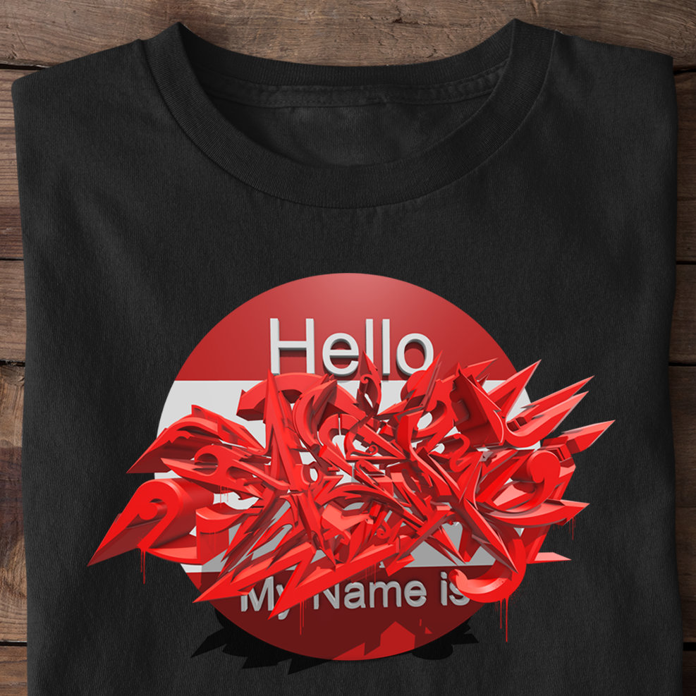 Hello My Name is Circle  - Premium Shirt